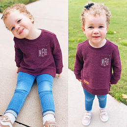 Marleylilly Kids  Personalized Pullover Sweatshirt
