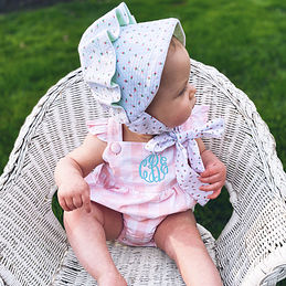 Personalized Romper Baby Girl Bubble Monogrammed Bubble Personalized Girl Bubble Ruffle Bubble