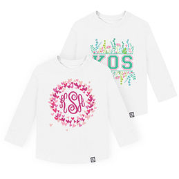 Marleylilly Kids  Personalized Youth Long Sleeve Tee