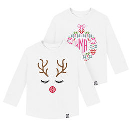 Marleylilly Kids  Personalized Youth Long Sleeve Tee