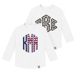 Marleylilly Kids  Personalized Youth Long Sleeve Tee
