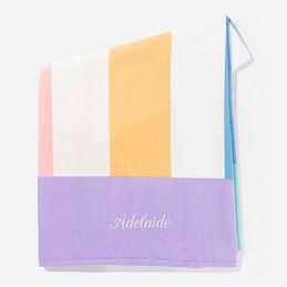 Monogrammed Kids Beach Towel