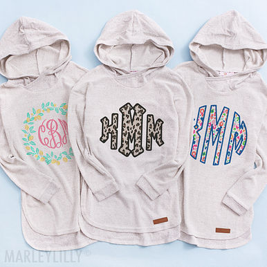 Terry Hoodie Trio FL Blue Paper