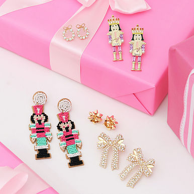 Christmas earrings