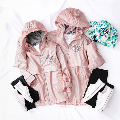 Monogrammed Youth New England Rain Jacket