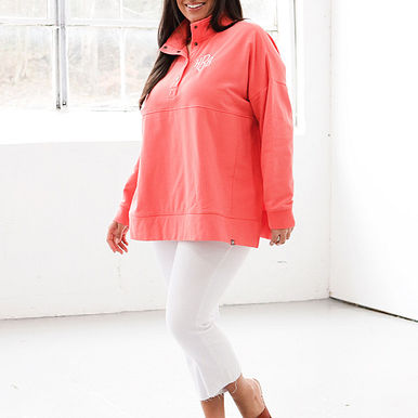 Monogrammed Pullover