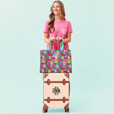 Monogrammed Basic Tote Bag
