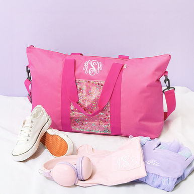 Monogrammed Kids Weekend Bag