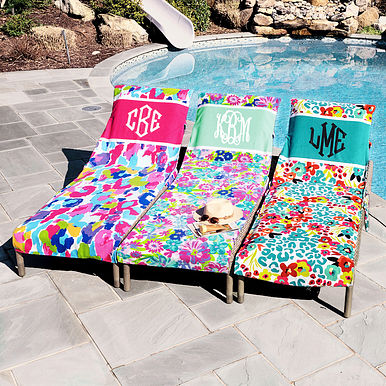 Monogrammed Chair Cover