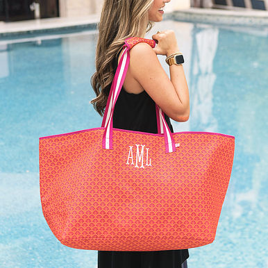 Monogrammed Extra Large Tote Bag