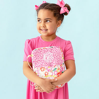 Monogrammed Kids Bible Carrier