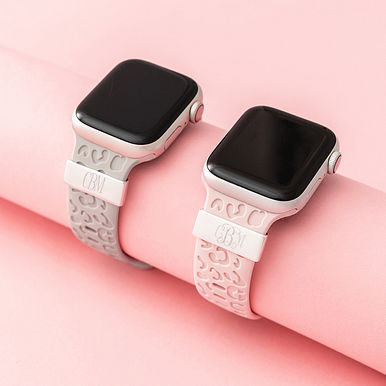 Monogrammed Smart Watch Band