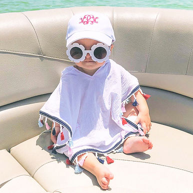 Monogrammed Kids Baseball Hat