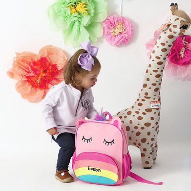 Monogrammed Preschool Backpack