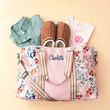 Monogrammed Kids Weekend Bag