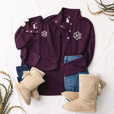 Mom & Me Quilted Pullovers
