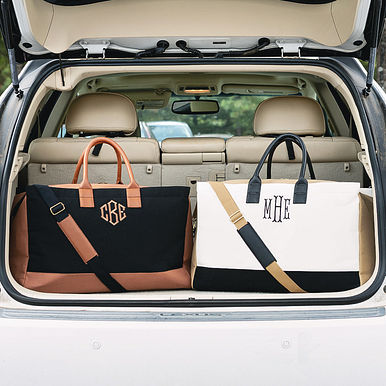 Monogrammed Upscale Weekender