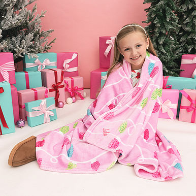 Personalized Kids Plush Blanket
