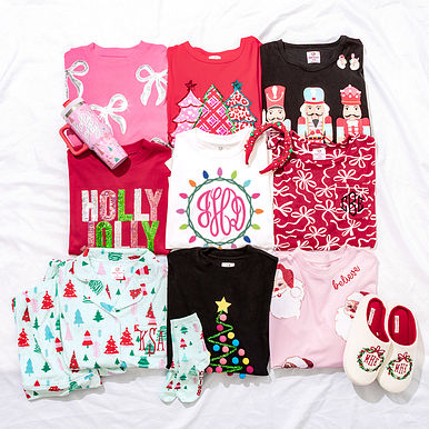 Christmas Collection Flatlay Christmas Collection Flatlay