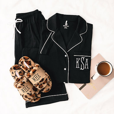 Monogrammed Classic Sleep Set