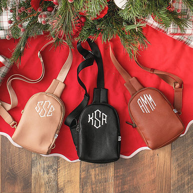Monogrammed Sling Bag