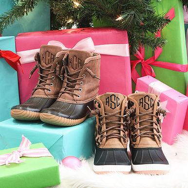 Monogrammed Duck Boots Monogrammed Duck Boots