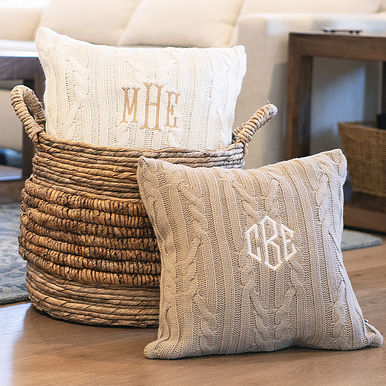 Cable Knit Pillow Sham
