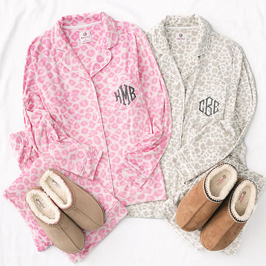 Monogrammed Softspun Pajama Set