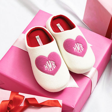 Monogrammed Slippers