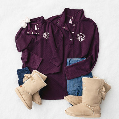 Mom & Me Quilted Pullover Mom & Me Quilted Pullover