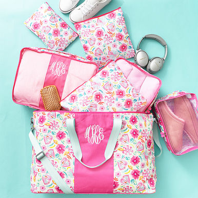 Monogrammed Packing Bag Set