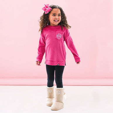 Monogrammed Kids Softspun Sweatshirt