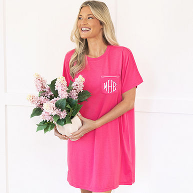 Monogrammed Sleep Tee