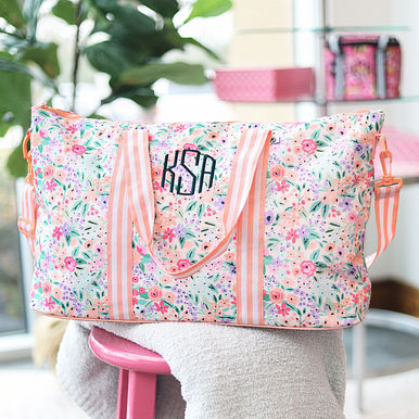 Monogrammed Kids Weekend Bag