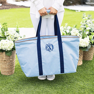 Monogrammed Extra Large Tote Bag Monogrammed Extra Large Tote Bag