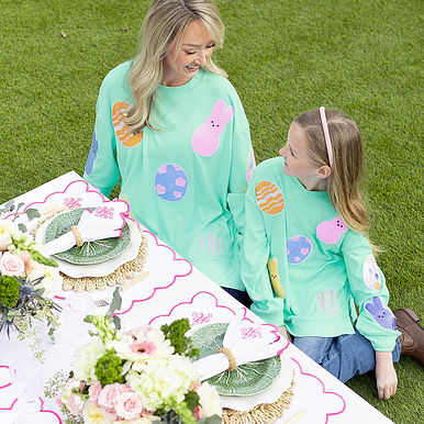 Monogrammed Easter Sweatshirt Monogrammed Easter Sweatshirt