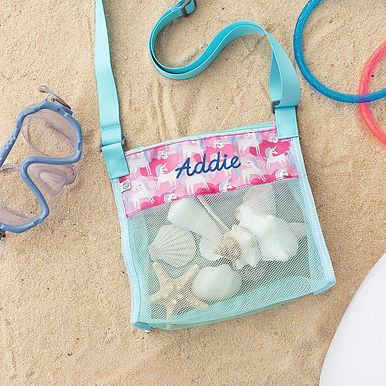 Monogrammed Seashell Bag