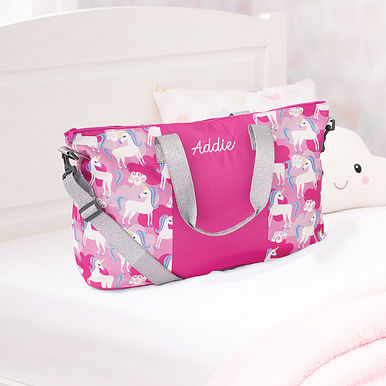 Monogrammed Kids Weekend Bag