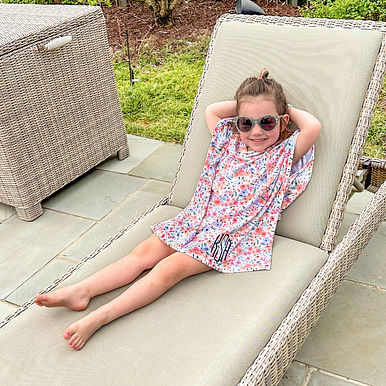 Monogrammed Toddler Hooded Towel Poncho