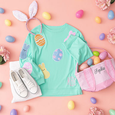 Monogrammed Kids Easter Sweatshirt