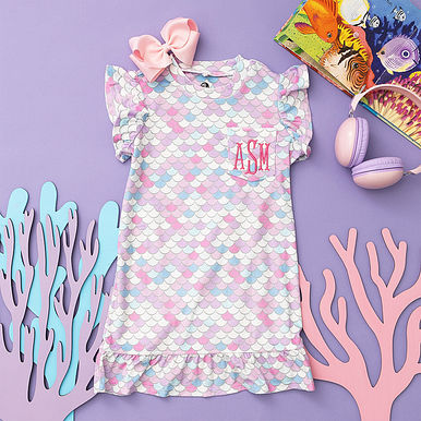 Monogrammed Girls Nightgown