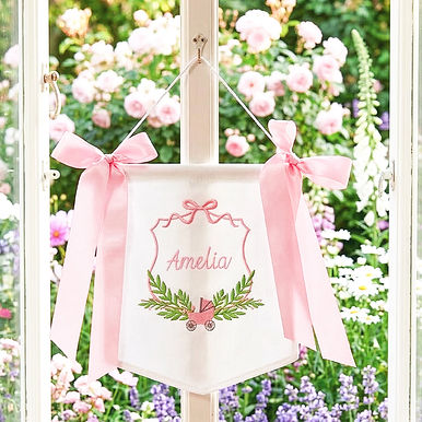 Personalized New Baby Banner Personalized New Baby Banner