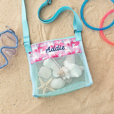 Monogrammed Seashell Bag