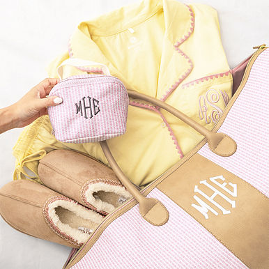 Monogrammed Makeup Bag