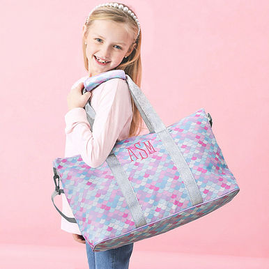 Monogrammed Kids Weekend Bag