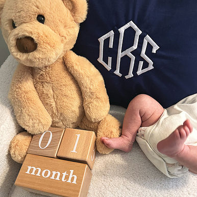 Monogrammed Pillow Sham Monogrammed Pillow Sham