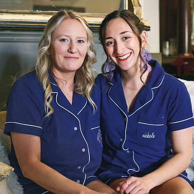 Monogrammed Classic Sleep Set