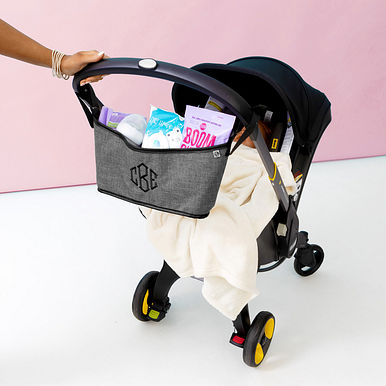 Monogrammed Stroller Caddy