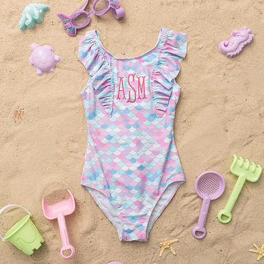 Ruffle Bathing Suit