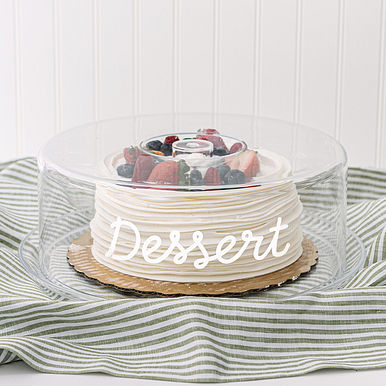 Personalized Cake Tray with Cover Personalized Cake Tray with Cover